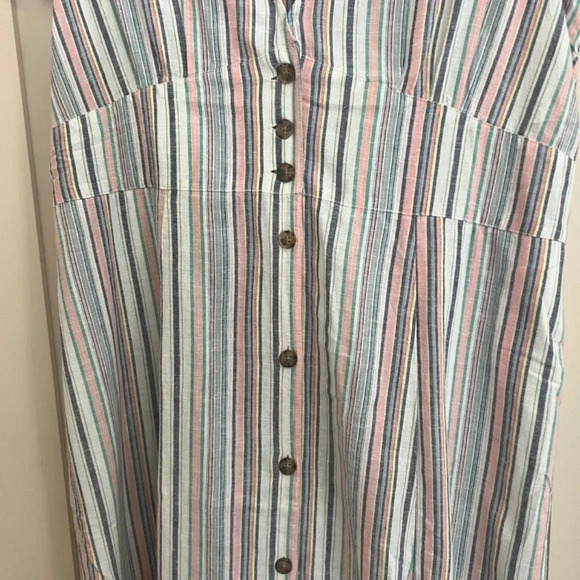 Marine Layer Camilla Midi Dress Multi Striped Size XL NWT - Picture 6 of 15